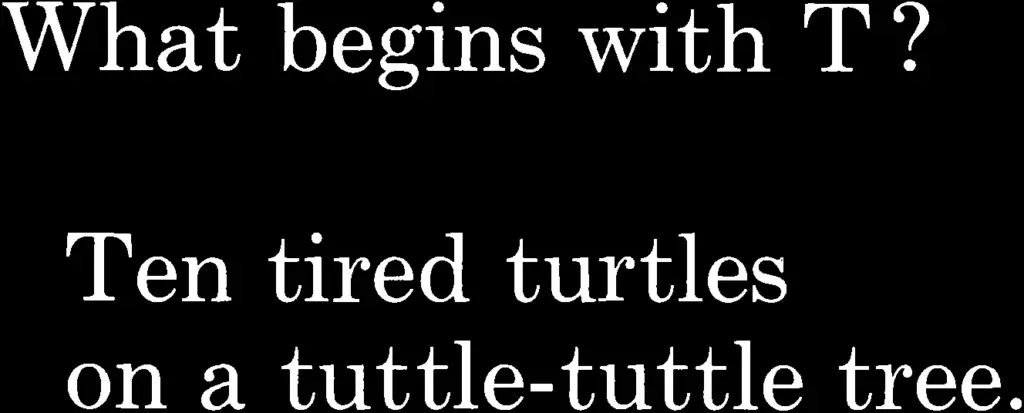 Dr. Seuss's ABC Book — What begins with  T ?