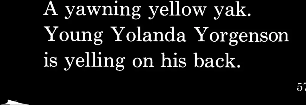 Dr. Seuss's ABC Book — Young Yolanda Yorgenson