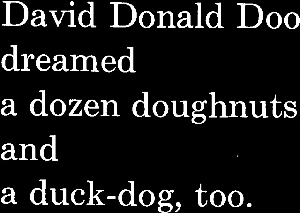 Dr. Seuss's ABC Book — David Donald Doo