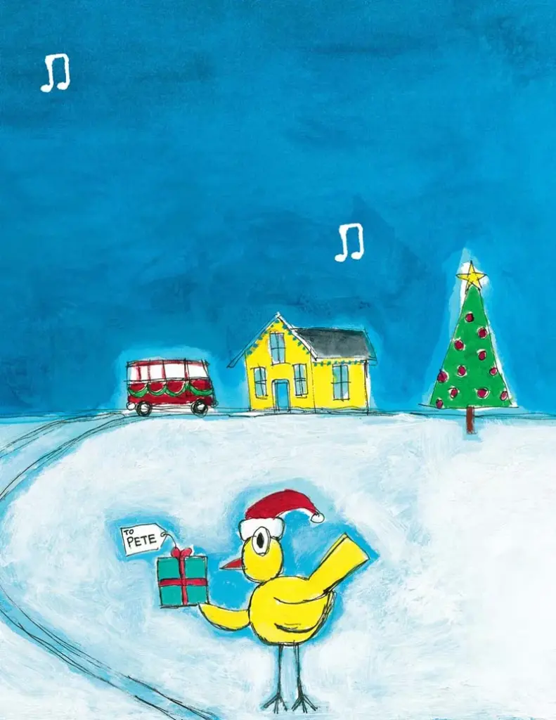 Pete the Cat Saves Christmas by Eric Litwin — Give it your all, give it your all.