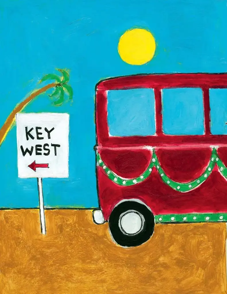 Pete jumped in his minibus and started to roll.