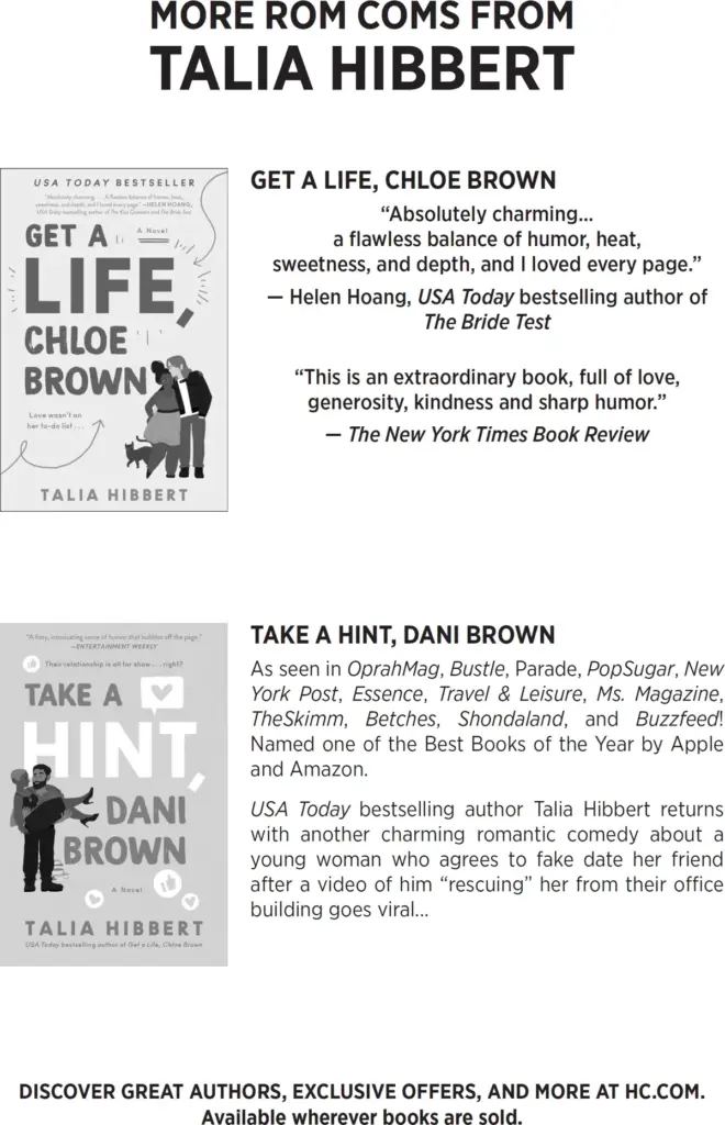 Act Your Age, Eve Brown by Talia Hibbert — Figure 3
