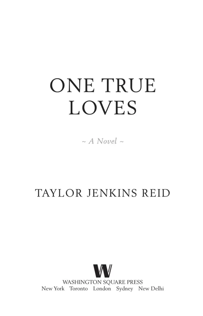 One True Loves by Taylor Jenkins Reid — Figure 1