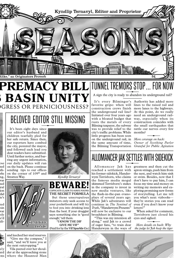 BELOVED EDITOR STILL MISSING