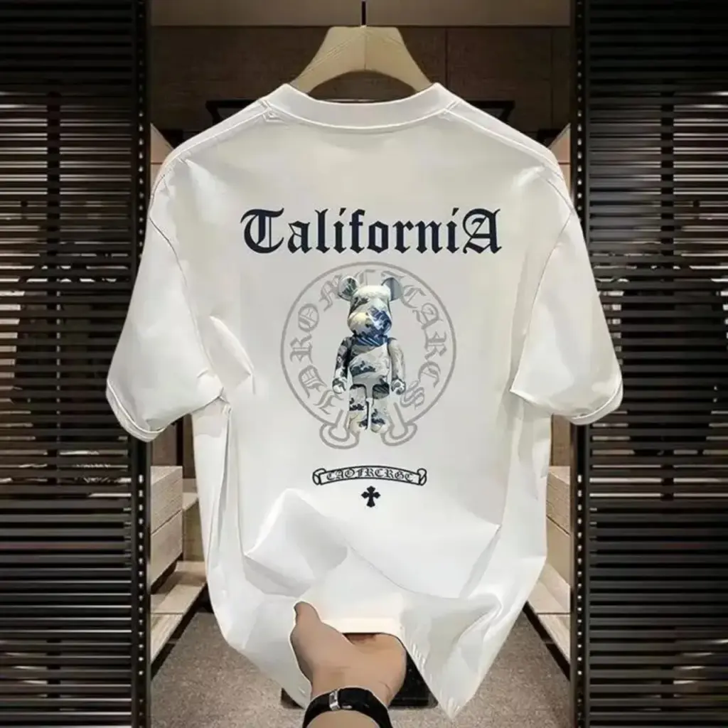 T-shirt California Bear (Blanc)