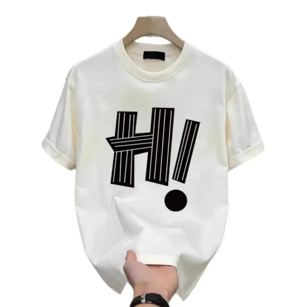 T-shirt HI! (Crème)