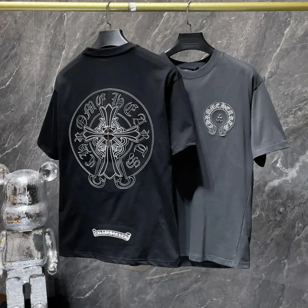 T-shirt Chrome Hearts Cross (Noir + Gris)