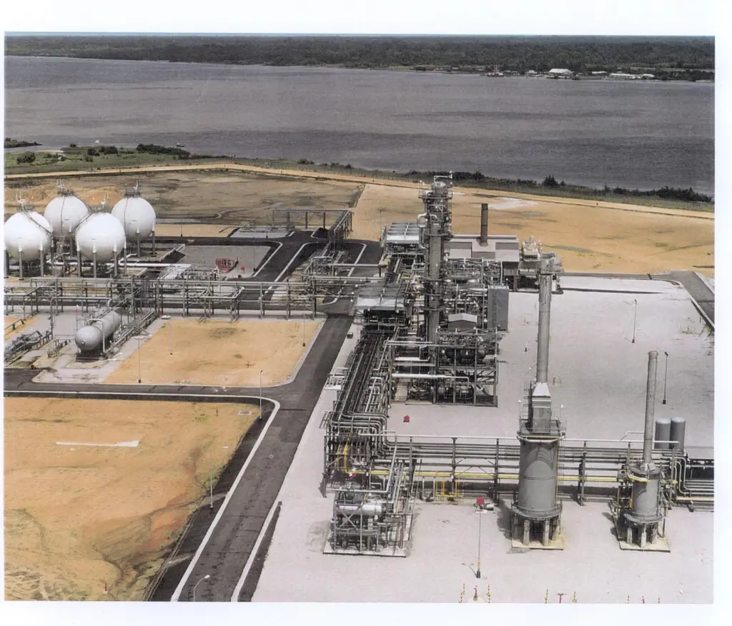 A typical onshore lease facility