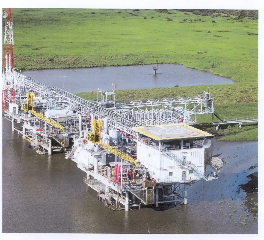 A marshy area’s facility